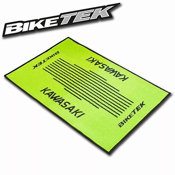 Biketek Motorradjacke BikeTek Fußmatte Kawasaki günstig online kaufen