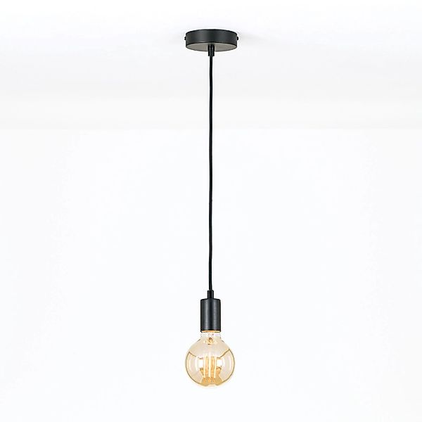 Orion Leuchten Hängeleuchte Nora 10 x 100 cm Schwarz 1 x E27 günstig online kaufen