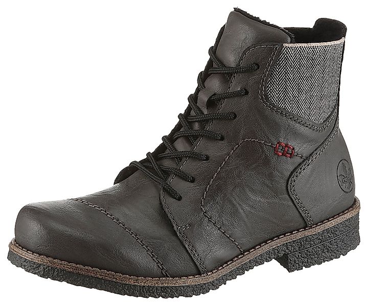 Rieker Schnürstiefelette Schnürboots, Herbststiefelette, Blockabsatz, mit w günstig online kaufen