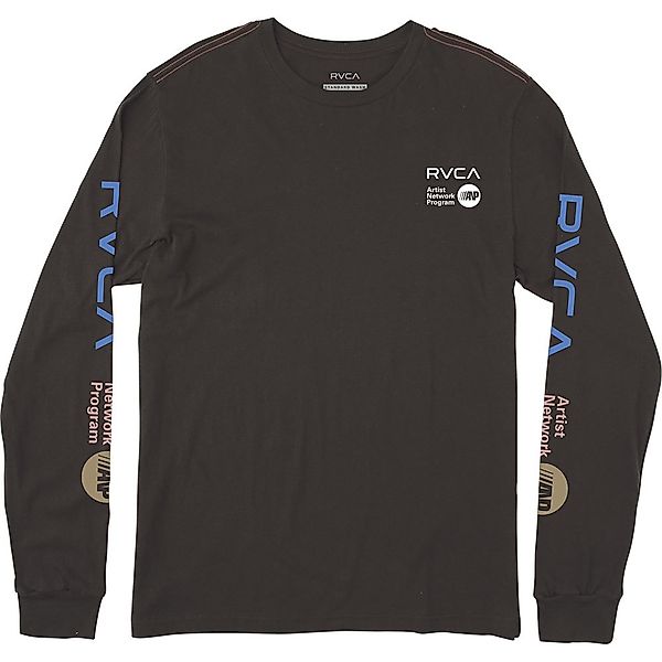 Rvca Anp Kurzärmeliges T-shirt L Black / Blue günstig online kaufen