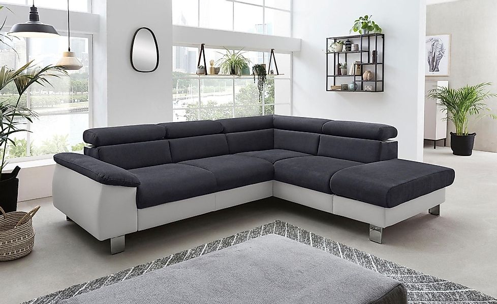 COTTA Polstergarnitur "Komaris L-Form", (Set), Set bestehend aus: Ecksofa m günstig online kaufen