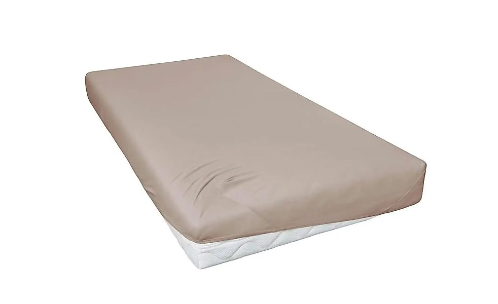 como Jersey-Spannbetttuch   ¦ braun ¦ Maße (cm): B: 100 Bettwaren > Bettlak günstig online kaufen