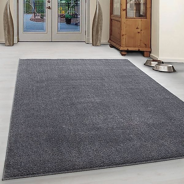 Ayyildiz Teppiche Teppich »ATA«, rechteckig, 10 mm Höhe, Kurzflor, uni, gro günstig online kaufen