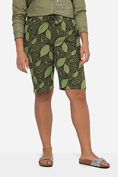 Janet & Joyce Jeansshorts Sweat-Shorts Allover-Muster Elastikbund günstig online kaufen