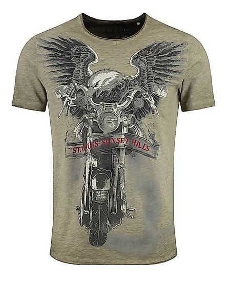 Key Largo T-Shirt Herren T-Shirt MT SUNSET HILLS Regular Fit Kurzarm (1-tlg günstig online kaufen