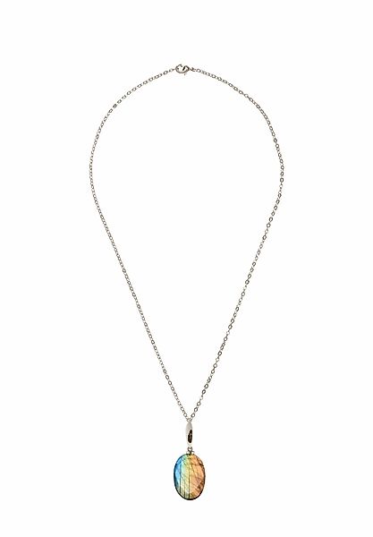 Gemshine Kette mit Anhänger ovaler 3-D günstig online kaufen