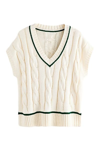 Next Stricktop Pullunder mit Zopfmuster und günstig online kaufen