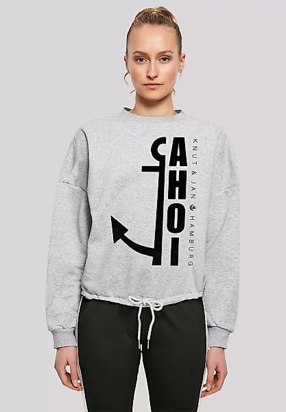 F4NT4STIC Sweatshirt "Ahoi Anker Crop Knut & Jan Hamburg" günstig online kaufen