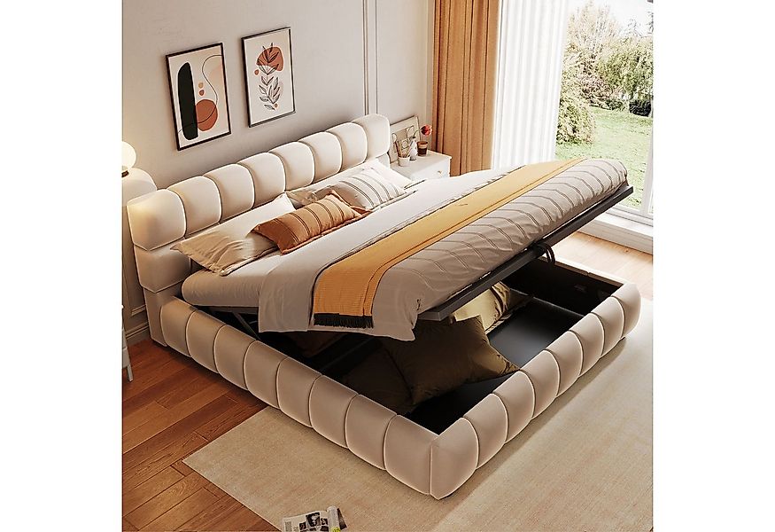 Celya Polsterbett Polsterbett 140 x 200 cm, Kopfteil und Bettseiten mit vol günstig online kaufen