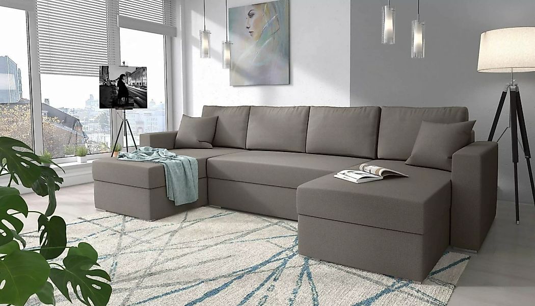 Stylefy Wohnlandschaft Rubicon, U-Form, Sofa, Design günstig online kaufen
