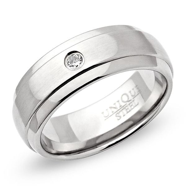 Unique Fingerring Unique Ring Edelstahl matt, günstig online kaufen