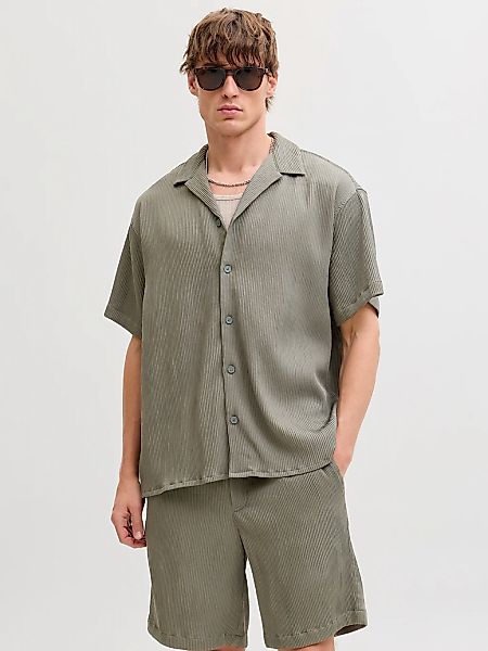 Jack & Jones Kurzarmhemd "JJEHARRISON RESORT SHIRT SS SN" Materialmix mit S günstig online kaufen