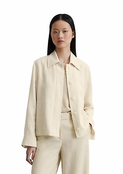 Marc OPolo Kurzjacke "aus Leinen-Viskose-Mix" ohne Kapuze günstig online kaufen