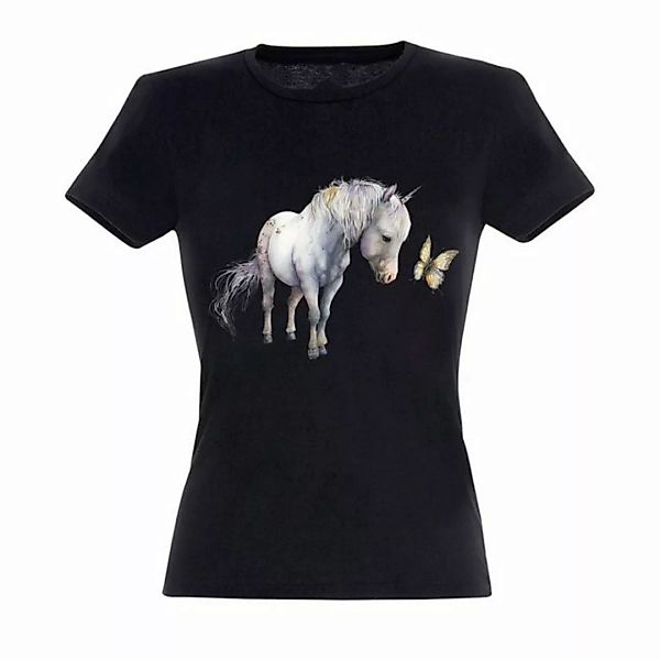 Banco T-Shirt Banco T-Shirt Damen Einhorn Unicorn Druckdesign Sommershirt günstig online kaufen