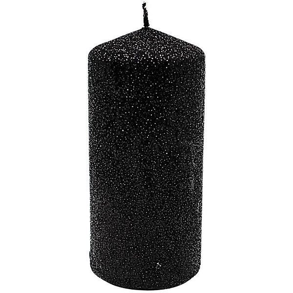 Dekohelden24 Stumpenkerze Glitterkerze als Stumpen - günstig online kaufen