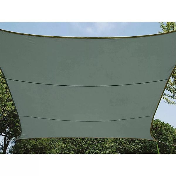 Sonnensegel Grün-Grau Quadratisch 3,6 x 3,6 m günstig online kaufen