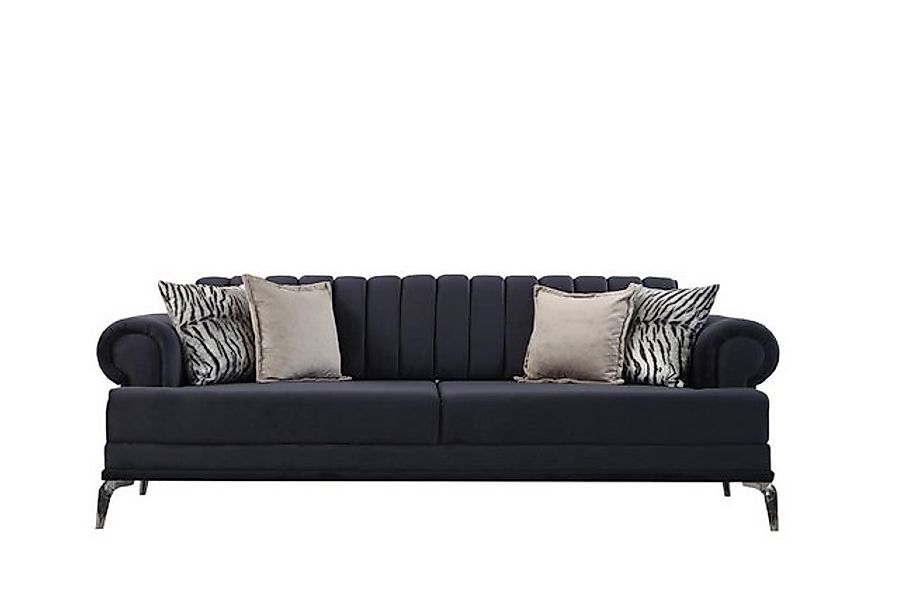 Xlmoebel Sofa Elegantes Wohnzimmer-Ensemble umfasst 3-Sitzer und 1-Sitzer, günstig online kaufen