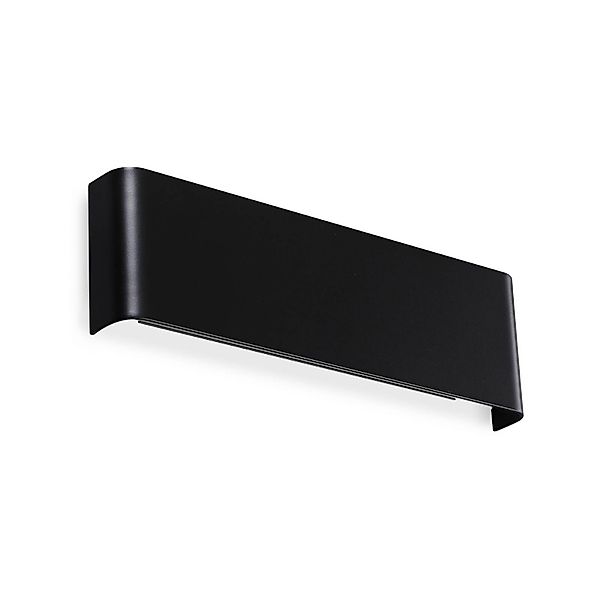 Ideal Lux LED-Wandleuchte Delta, schwarz, B 30 cm, up/down günstig online kaufen