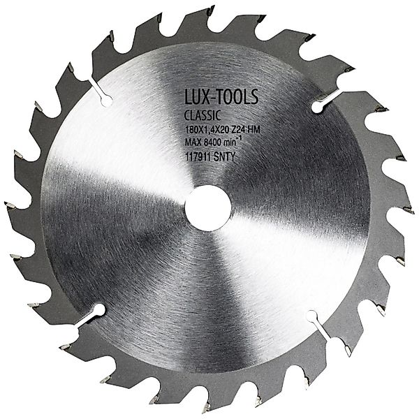 LUX-TOOLS HM Kreissägeblatt Ø 180 mm günstig online kaufen