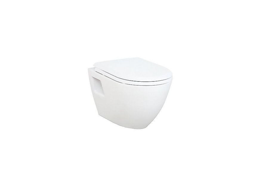 Creavit Tiefspül-WC TP325.001+AL0402, Pflegeleichte Keramik, Softclose-Sitz günstig online kaufen