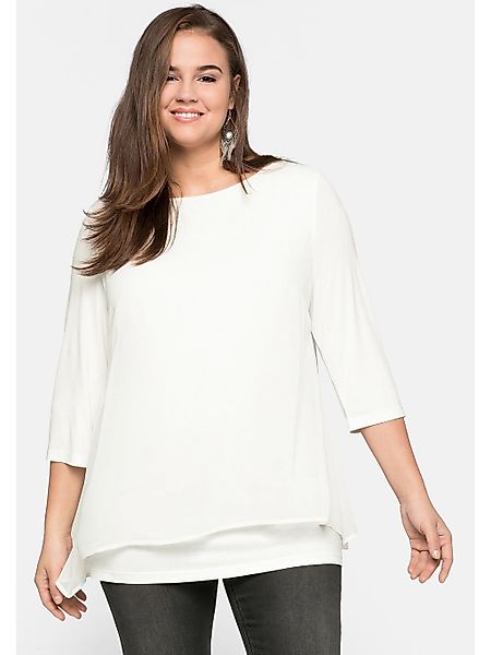 Sheego Blusenshirt "Blusenshirt", (1 tlg.) günstig online kaufen