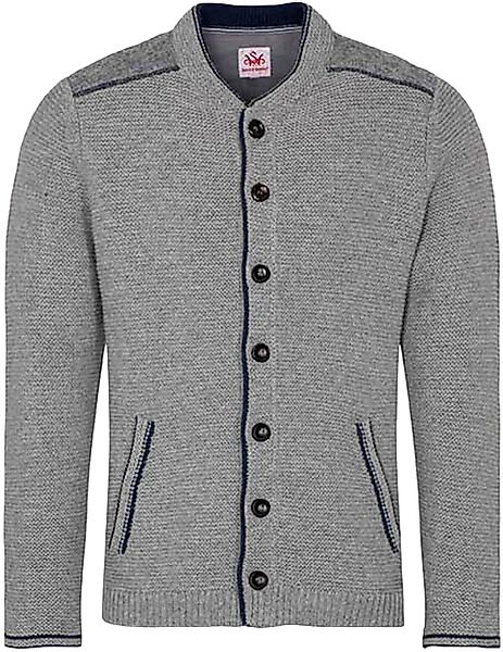 Spieth & Wensky Trachtenstrickjacke Alfred grau günstig online kaufen