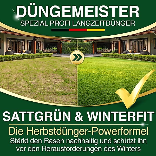 DÜNGEMEISTER Rasendünger Herbstdünger Herbst, 20 kg, günstig online kaufen