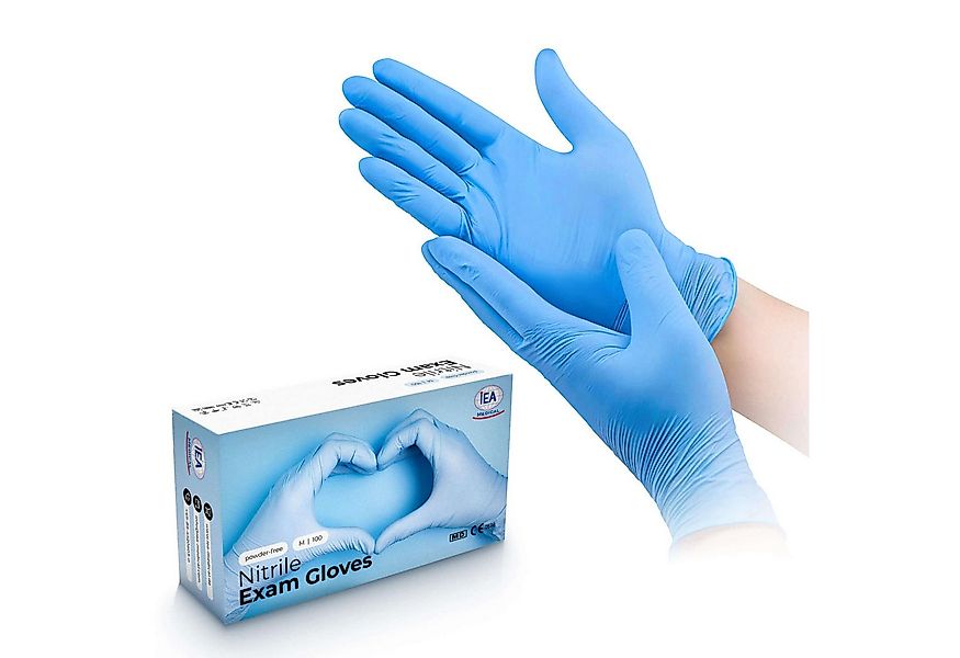 IEA Medical Einweghandschuhe S Nitrilhandschuhe Blau 100 Stück, Einweghands günstig online kaufen