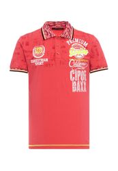 Cipo & Baxx T-Shirt "Poloshirt" mit stylischem Print günstig online kaufen
