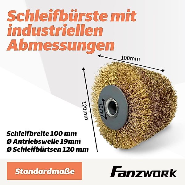 Fanzwork Walzenschleifer V2 Satiniermaschine 1500W inkl. günstig online kaufen