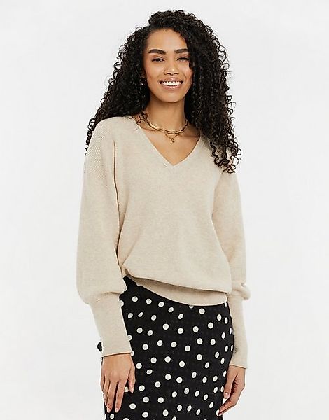 Threadbare Rundhalspullover (1-tlg) mit bequemem V-Ausschnitt günstig online kaufen