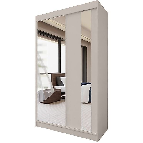 Beautysofa Schwebetürenschrank Gaja (weiß, schwarz, graphit, günstig online kaufen