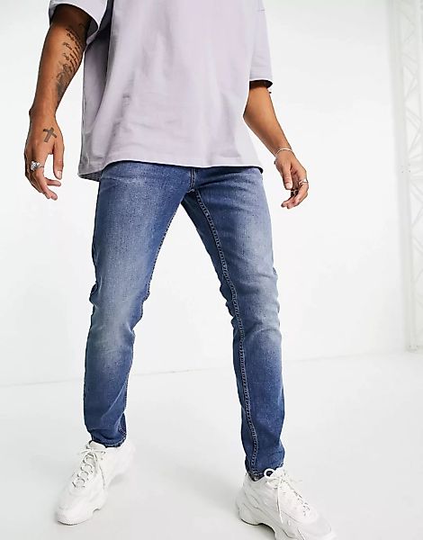 Dr Denim – Clark – Schmale Jeans-Blau günstig online kaufen