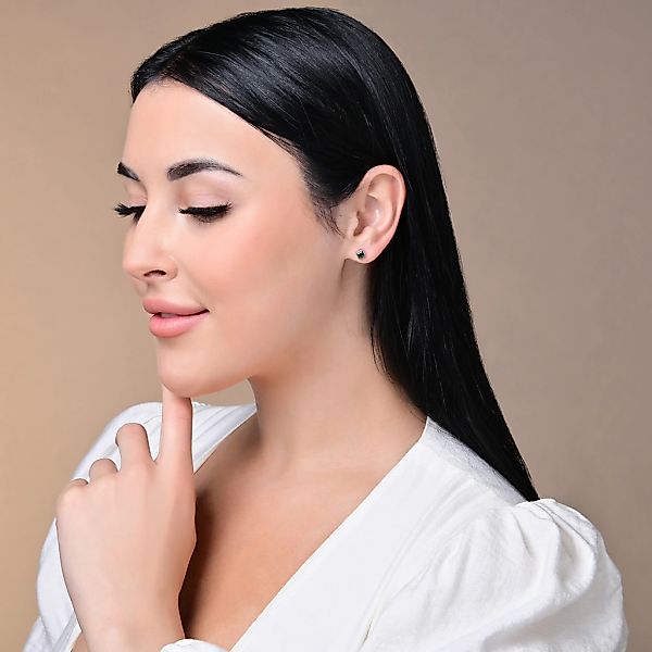 Adelia´s Paar Ohrhänger "Damen Ohrringe – Ohrstecker aus Edelstahl mit Zirk günstig online kaufen