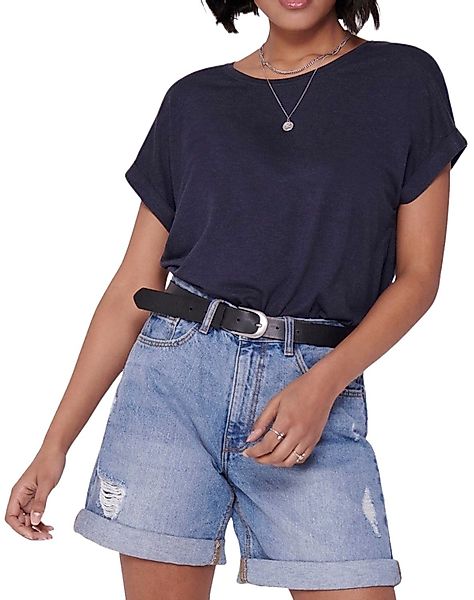 ONLY T-Shirt Stilvolles Basic Shirt mit günstig online kaufen