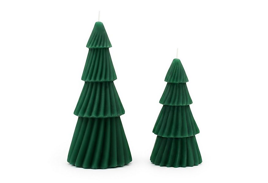 Spetebo Formkerze Tannenbaum Kerze (Set, 2-tlg., 1 Stück), Weihnachtsmotiv günstig online kaufen