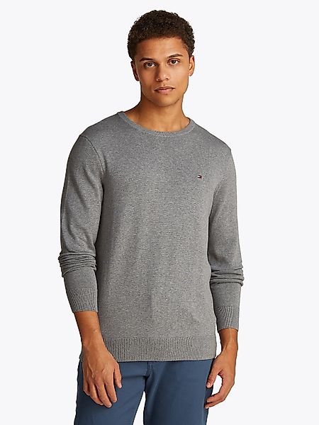 Tommy Hilfiger Rundhalspullover ESSENTIAL COTTON CREW günstig online kaufen