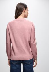 STREET ONE Rundhalspullover mit Rippbündchen günstig online kaufen