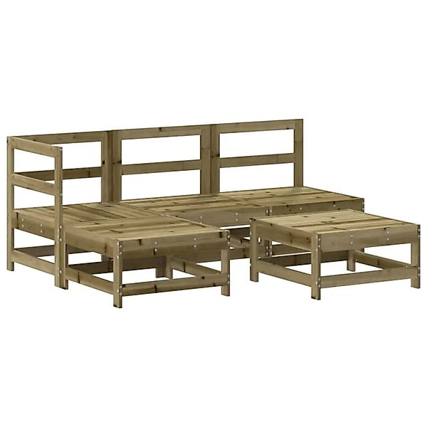 vidaXL 5-Tlg Garten-Lounge-Set Kiefernholz Imprägniert 3186528 günstig online kaufen