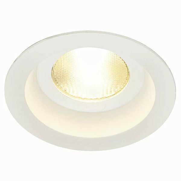 LED Einbauleuchte Contone, weiß, Blende innenliegend, starr, IP44, rund günstig online kaufen