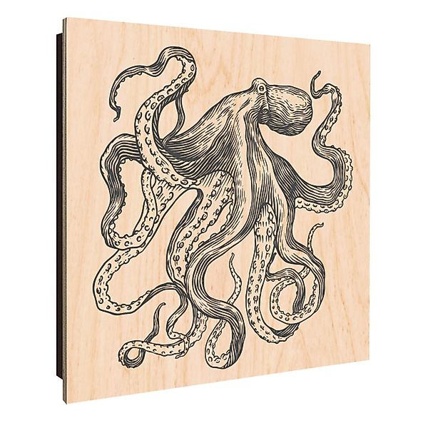 Banjado Großer Schlüsselkasten Holz 30x30cm Schwarz Scharnier Links 50 Hake günstig online kaufen