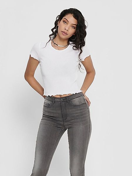 ONLY Rundhalsshirt "ONLEMMA S/S SHORT TOP NOOS JRS" Rundhals, modisch, regu günstig online kaufen
