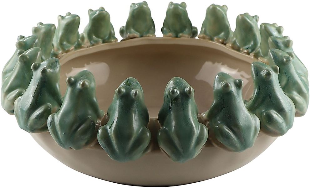 AM Design Dekofigur "Schale mit Fröschen, aus Keramik", handgefertigte Oste günstig online kaufen