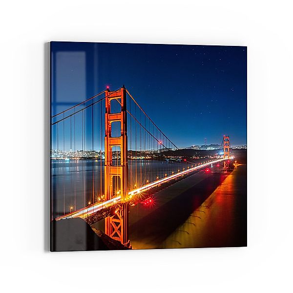 DEQORI Glasbild 'San Francisco bei Nacht', günstig online kaufen