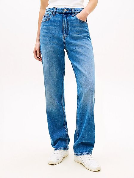 Tommy Jeans Straight-Jeans LAYLA HR SLIM STR High Waist, Baumwoll-Qualität günstig online kaufen