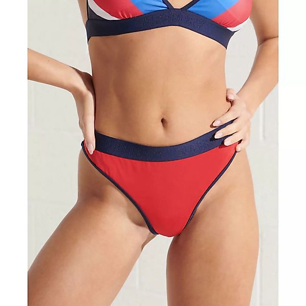 Superdry Brazilian Brief Bikinihose L Bright Red günstig online kaufen
