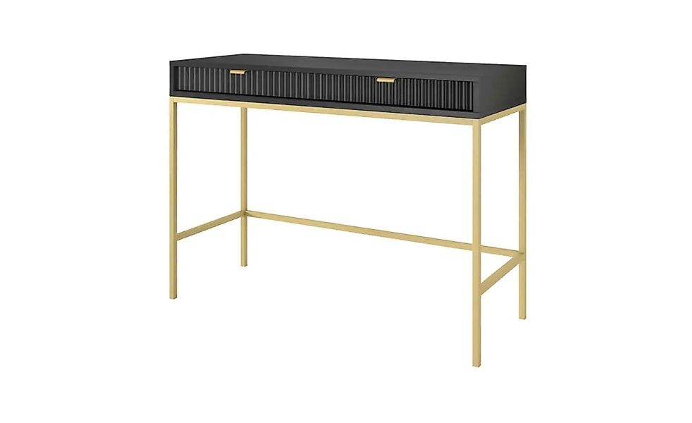 Selsey Schminktisch  Vellore ¦ schwarz ¦ Maße (cm): B: 104 H: 77 Tische > S günstig online kaufen