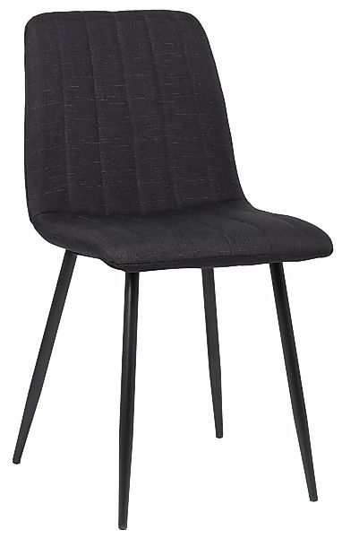 Stuhl Dijon Stoff schwarz günstig online kaufen