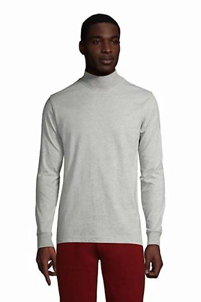 Super-T Stehbundshirt, Classic Fit, Herren, Größe: XL Normal, Grau, Jersey, günstig online kaufen