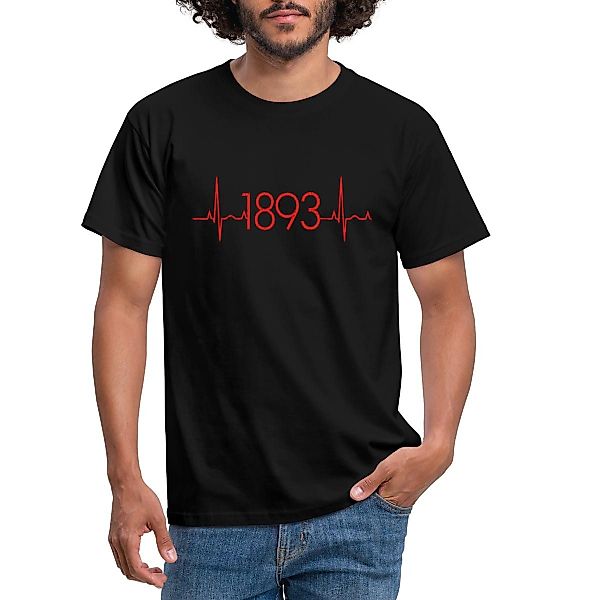 Spreadshirt T-Shirt Stuttgart 1893 Herzschlag Fußball günstig online kaufen